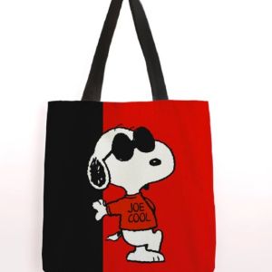 BOLSA ALGODON SNOOPY MEDIANA 2