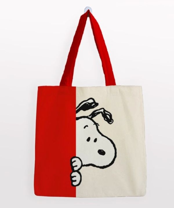 BOLSA ALGODON SNOOPY GRANDE 3