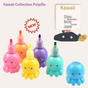 MARCADORES PULPILLOS KAWAII