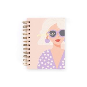 CUADERNO MINI JEFA PUNTOS