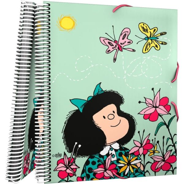 CARPETA 30 FUNDAS MAXIPLAS MAFALDA PRIMAVERA