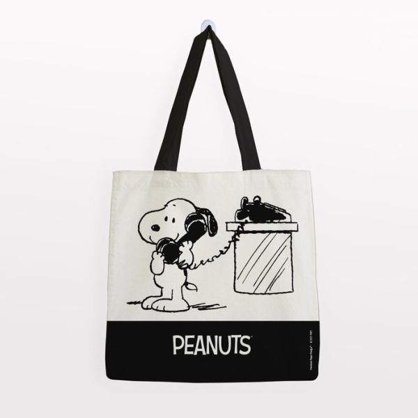 BOLSA ALGODÓN SNOOPY GRANDE 2