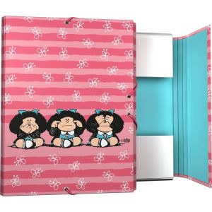 CARPETA 3 SOLAPAS MAFALDA 22 SABIDURIA