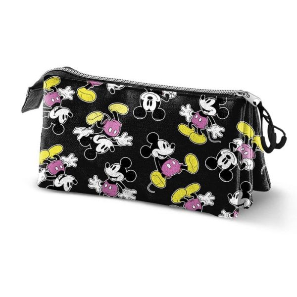 ESTUCHE PORTATODO TRIPLE MICKEY MOUSE