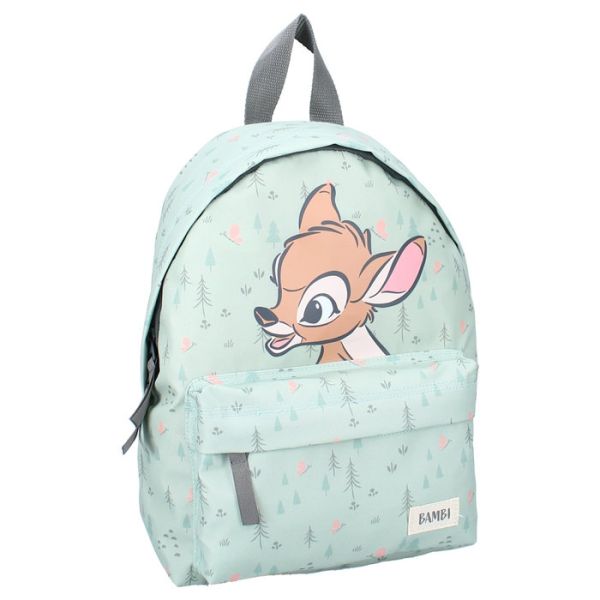 MOCHILA INFANTIL BAMBI VERDE PASTEL