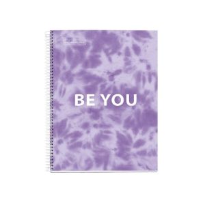 CUADERNO TAPA DURA TIE DYE MR LAVANDA