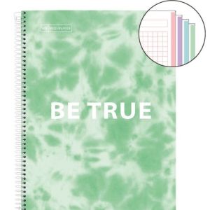 CUADERNO TAPA DURA BE TRUE MENTA