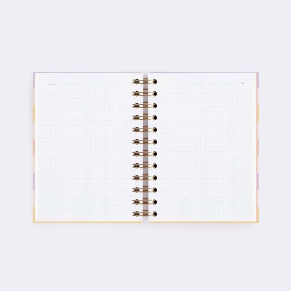 CUADERNO MINI. RAYAS CHIC. PUNTOS