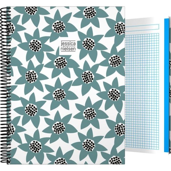 CUADERNO FORRADO A4 JNIELSEN FLOWERS