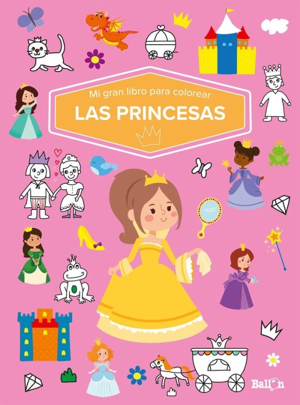 MI GRAN LIBRO PARA COLOREAR LAS PRINCESAS