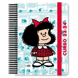 AGENDA ESCOLAR 23-24 MAFALDA VIÑETAS A6