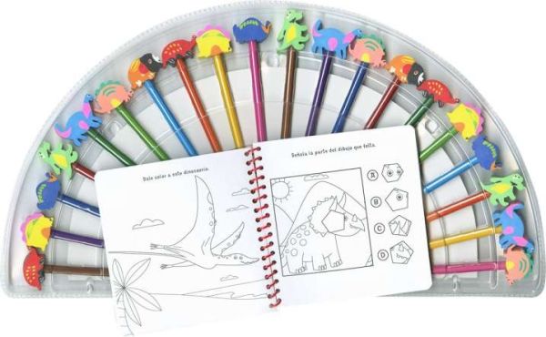 DINOSAURIOS PARA COLOREAR Y ACTIVIDADES