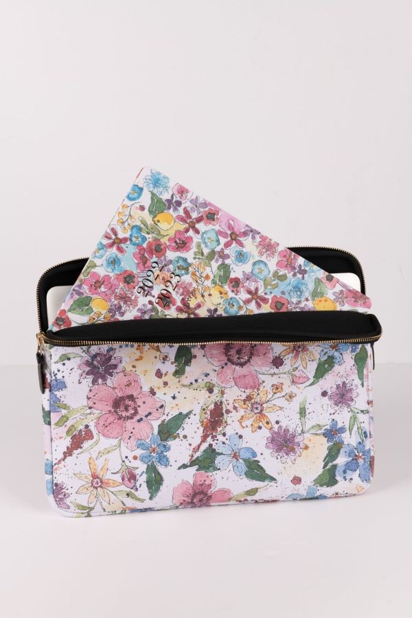 FUNDA ORDENADOR PORTATIL FLOR GRANDE