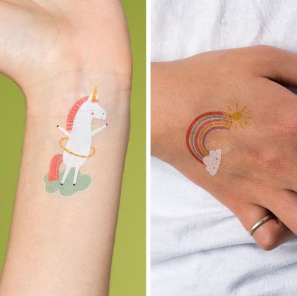 TATUAJES TEMPORALES MAGICAL UNICORN