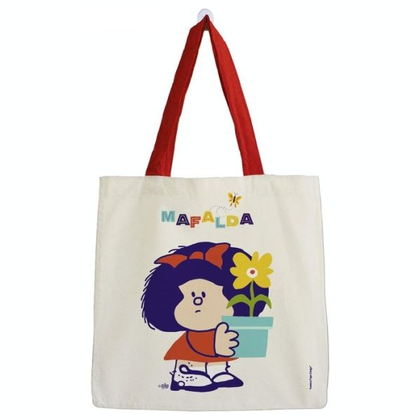 BOLSA MAFALDA GRANDE CON PLANTITA