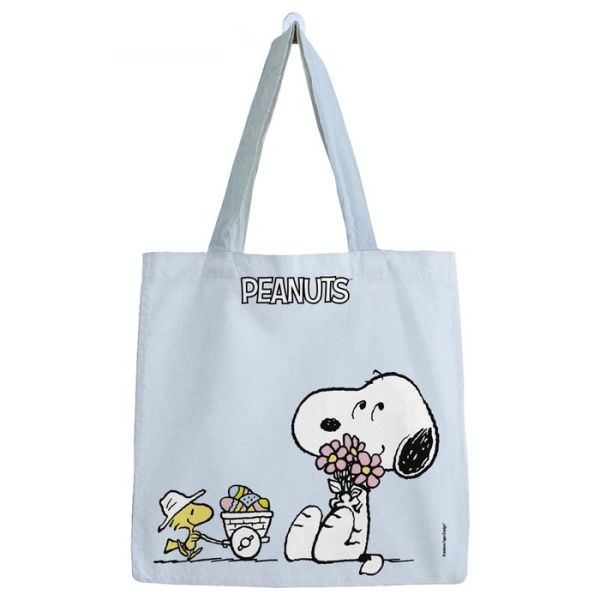 BOLSA SNOOPY GRANDE PASTEL CELESTE