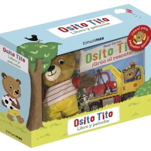 OSITO TITO LIBRO Y PELUCHE