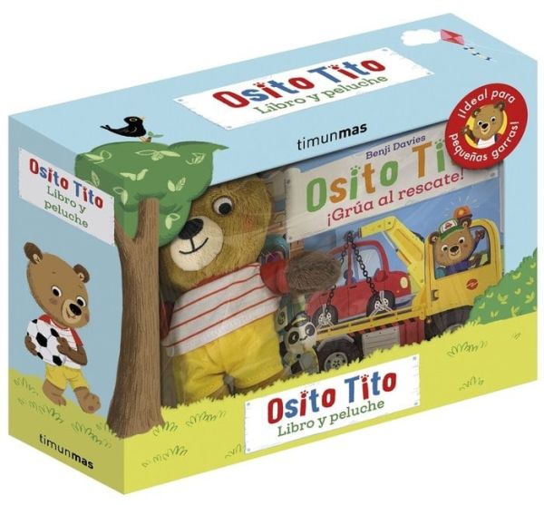 OSITO TITO LIBRO Y PELUCHE