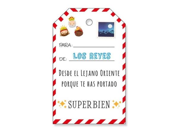 SET 18 TARJETAS REYES NAVIDAD