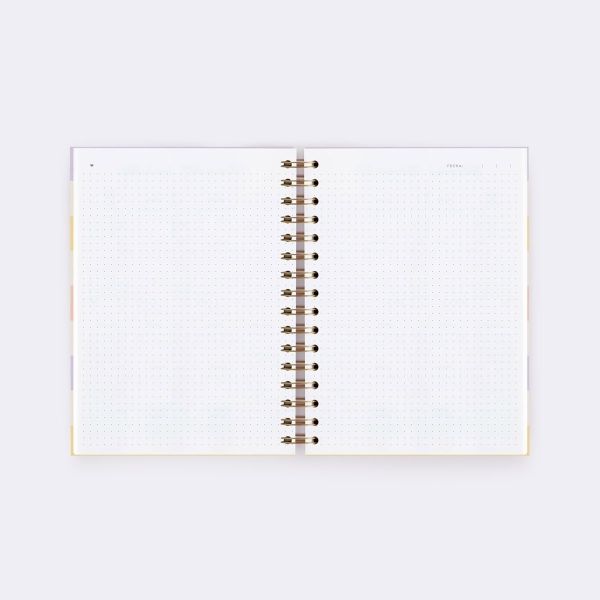 CUADERNO A5 RAYAS CHIC. PUNTOS