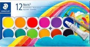 ACUARELAS NORIS 12 COLORES