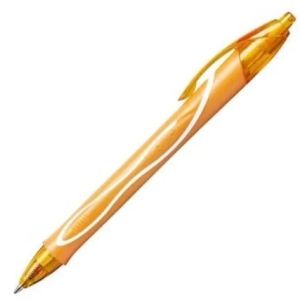 BOLI BIC GELOCITY QUICK DRY NARANJA CLARO