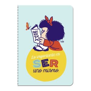 LIBRETA TAPA BLANDA PEQUEÑA MAFALDA LEE