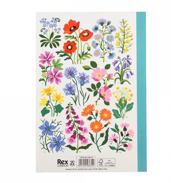 CUADERNO WILD FLOWERS