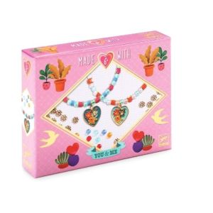 SET JOYAS ENSARTADO CORAZON