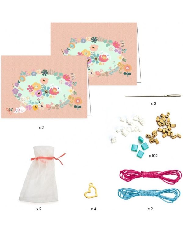 SET JOYAS TILA Y FLORES