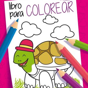 MI PRIMER LIBRO PARA COLOREAR ROSA