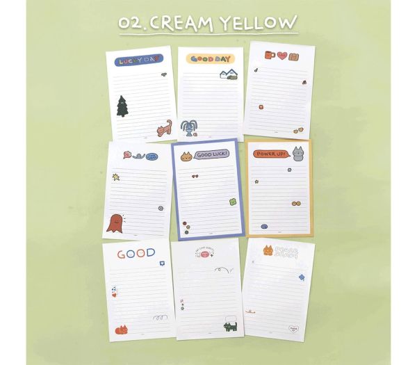 BLOC DE NOTAS CREAM YELLOW