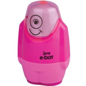 GOMA SACAPUNTAS E-BOT ROSA