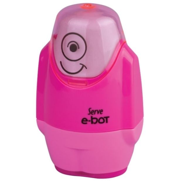 GOMA SACAPUNTAS E-BOT ROSA