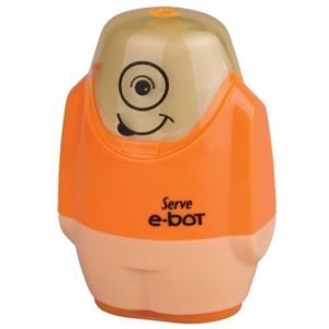 GOMA SACAPUNTAS E-BOT NARANJA