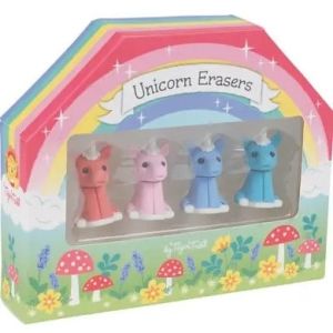 GOMAS UNICORNIO SET DE 4