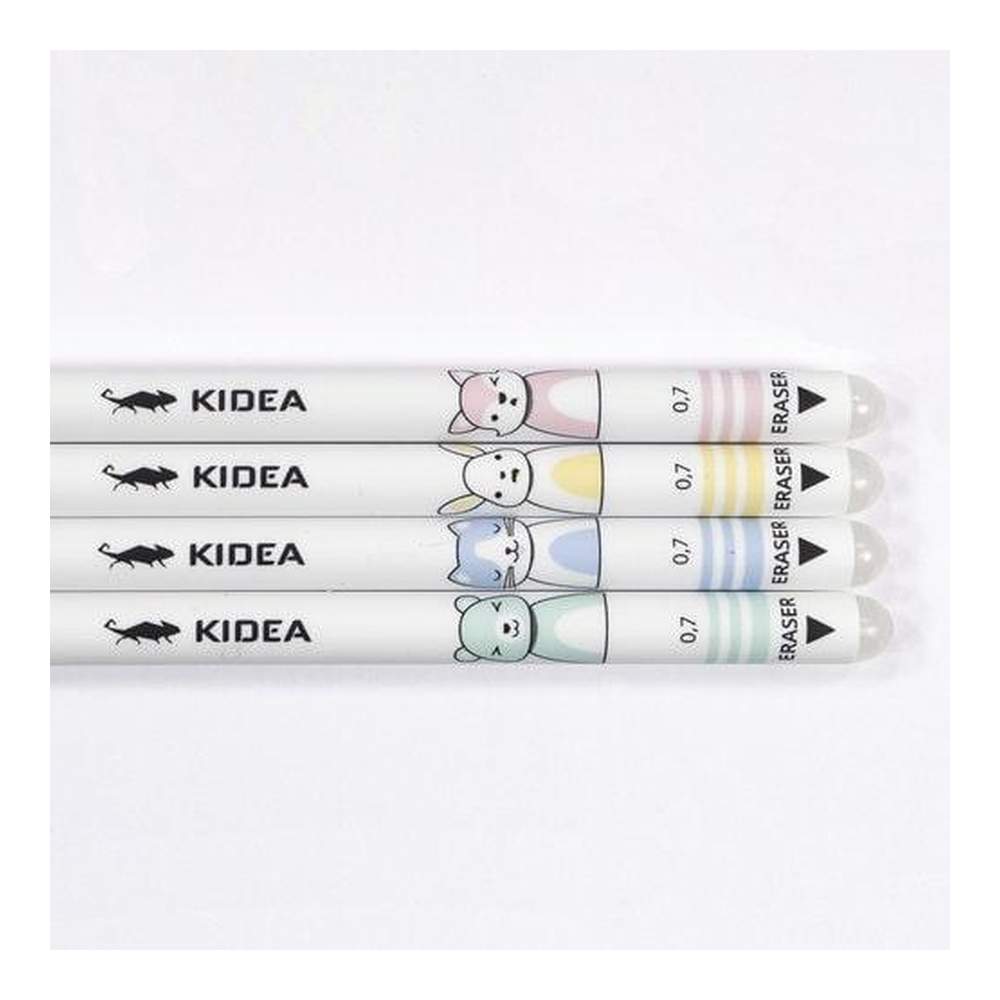 Estuche Escolar 2 En 1 De Silicona Con Forma De Animal - Incluye 8 Bolígrafos Borrables 0.7 Mm Y Cuaderno - Ideal Para Regalo Kawaii