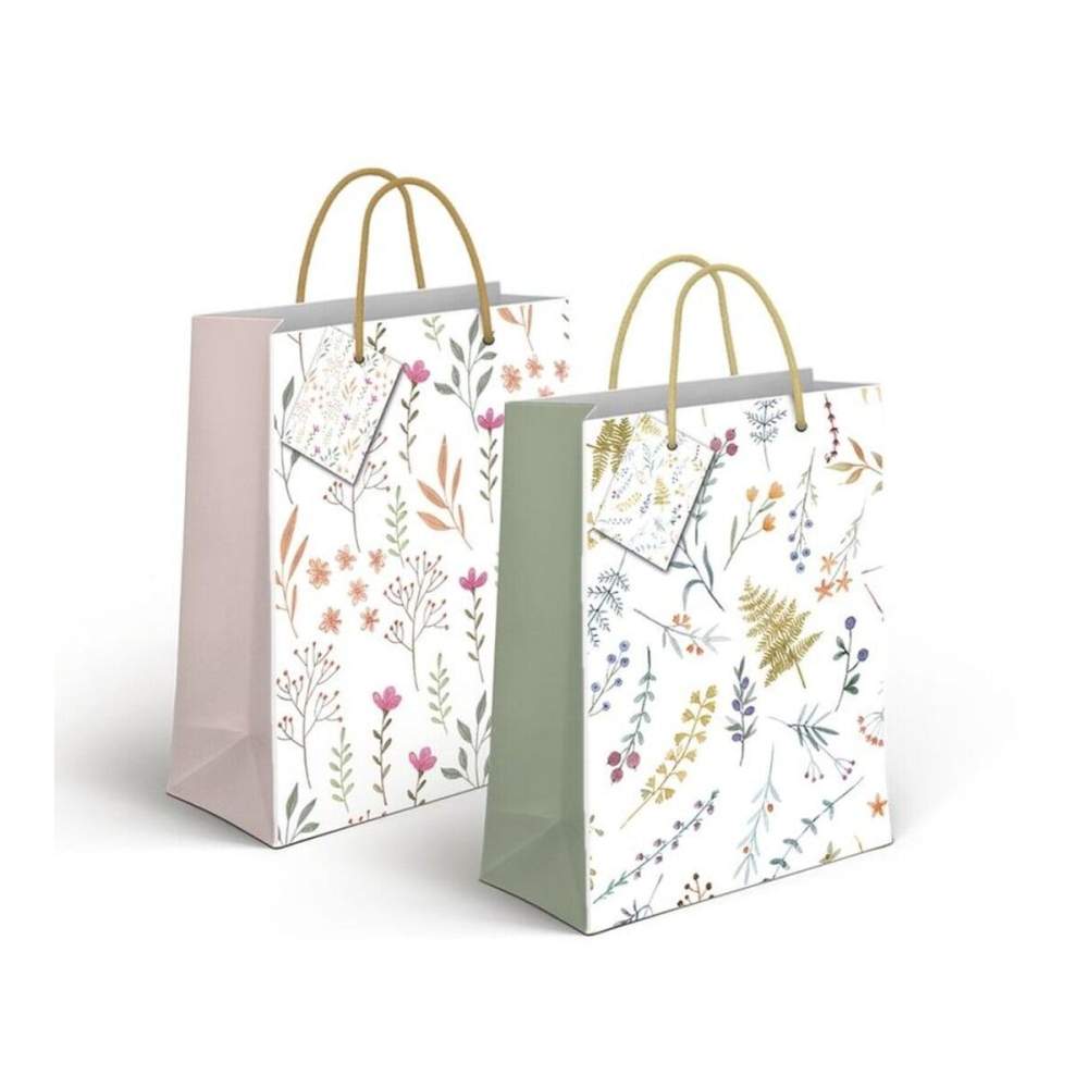 Bolsa Papel Flores M 2m