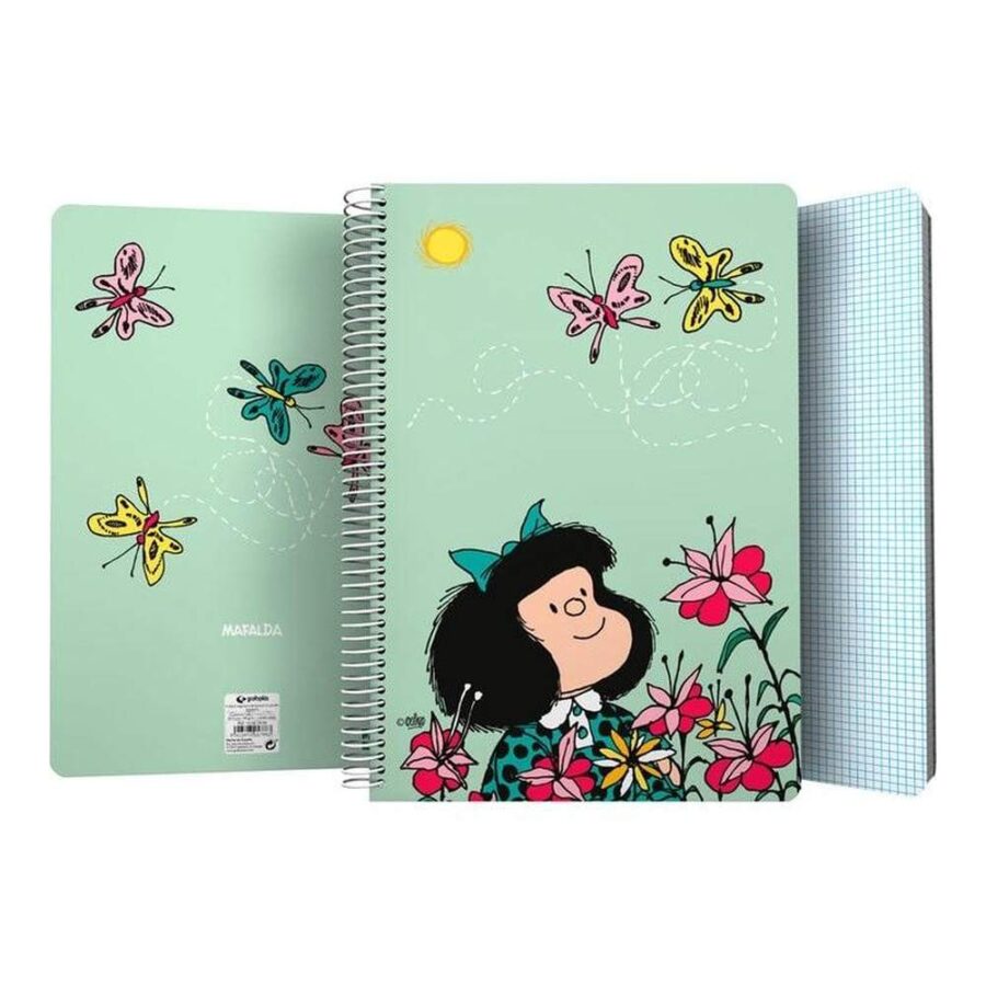 Cuaderno A4 Grande Mafalda Primavera
