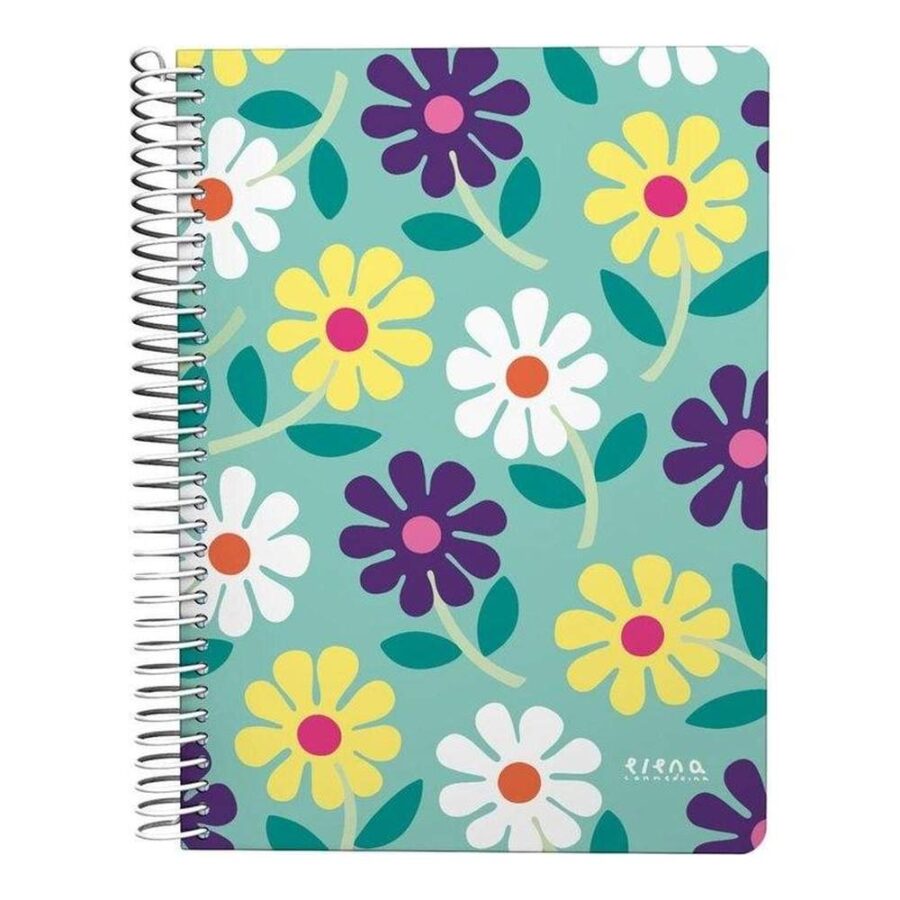 Cuaderno A5 Flores Elena Corredoira