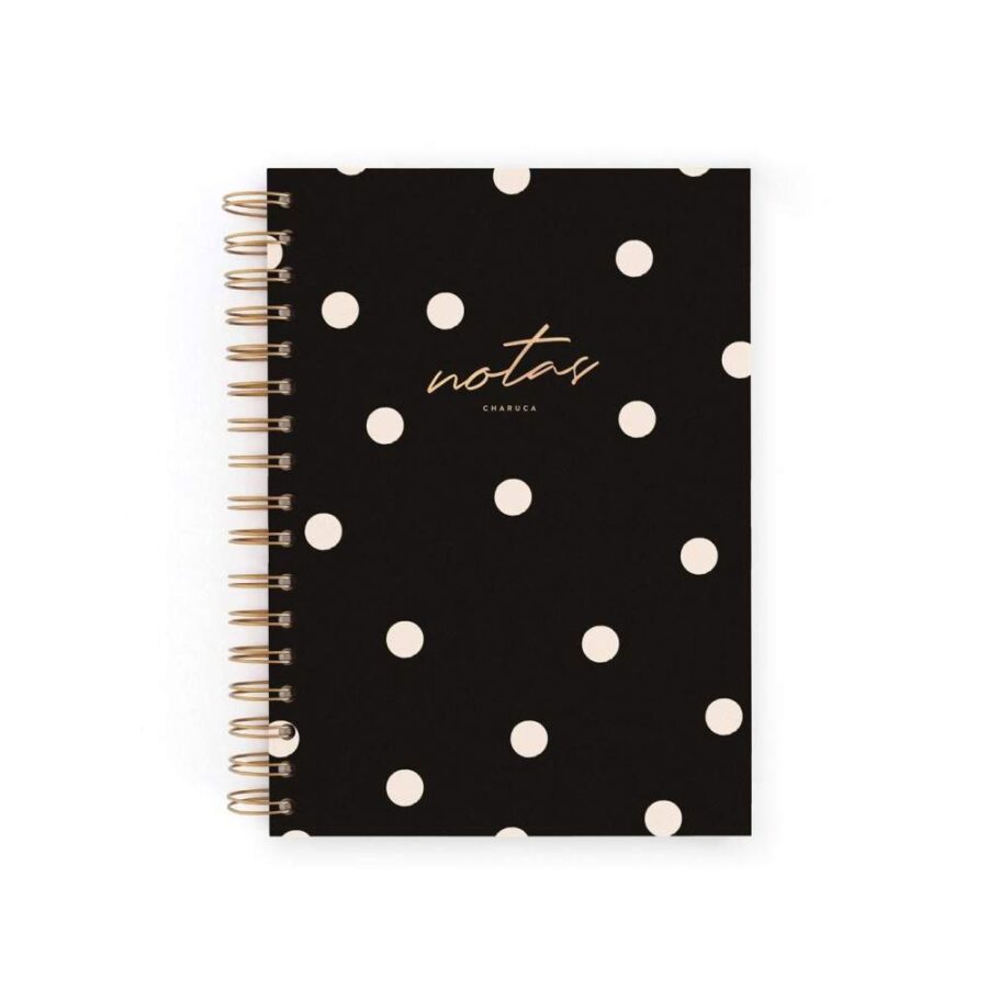 Cuaderno A5 Mediano Black Puntos