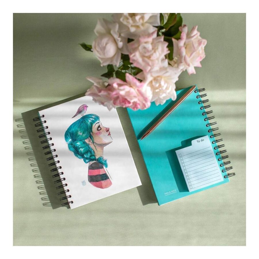 Cuaderno Anillas Esther Gili Sarah Y Finch