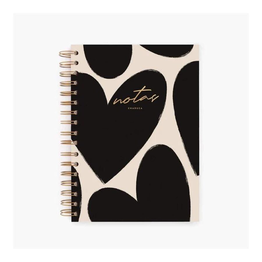 Cuaderno Charuca Mediano Love In Black