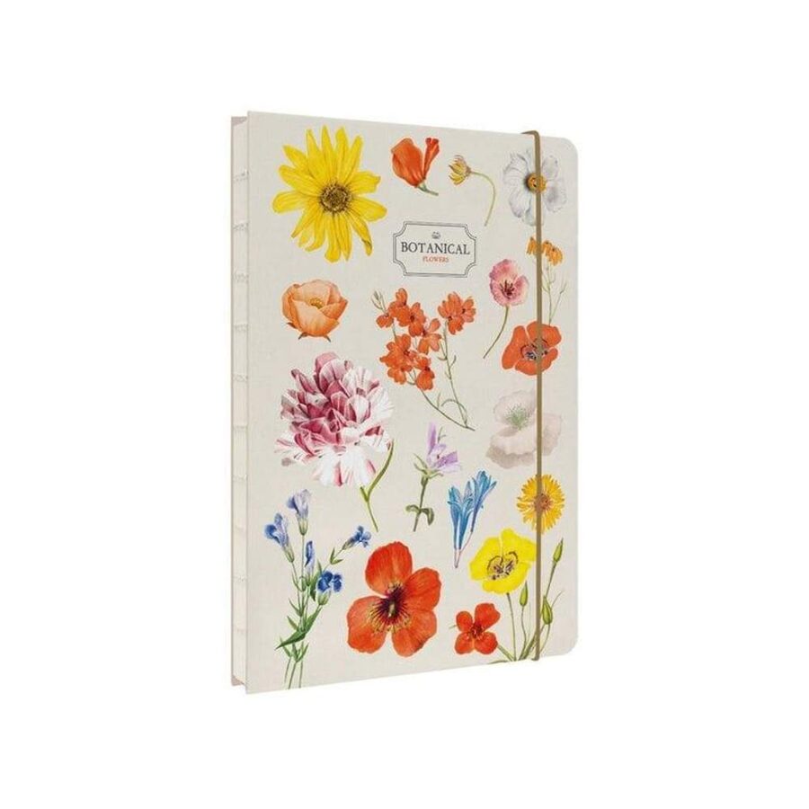 Cuaderno Encuadernación Artesanal Botanical