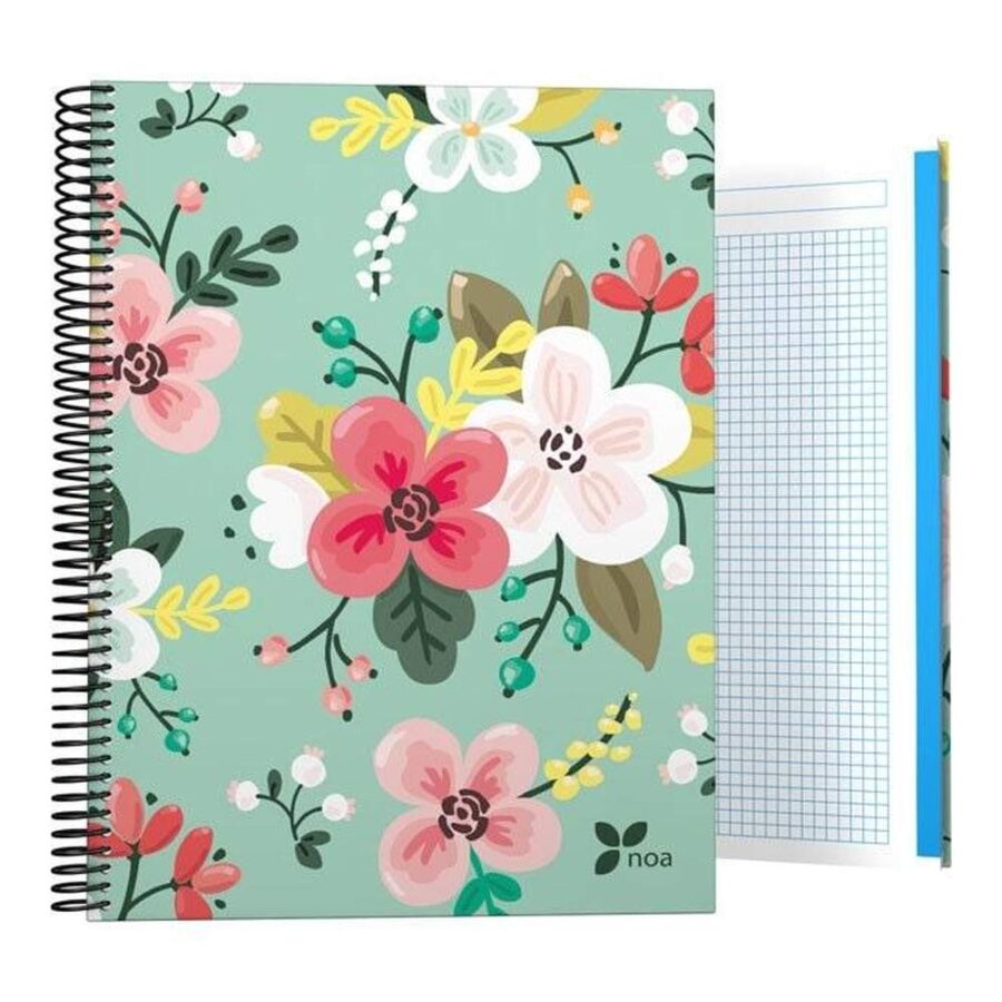 Cuaderno Espiral A4 Noa Flores