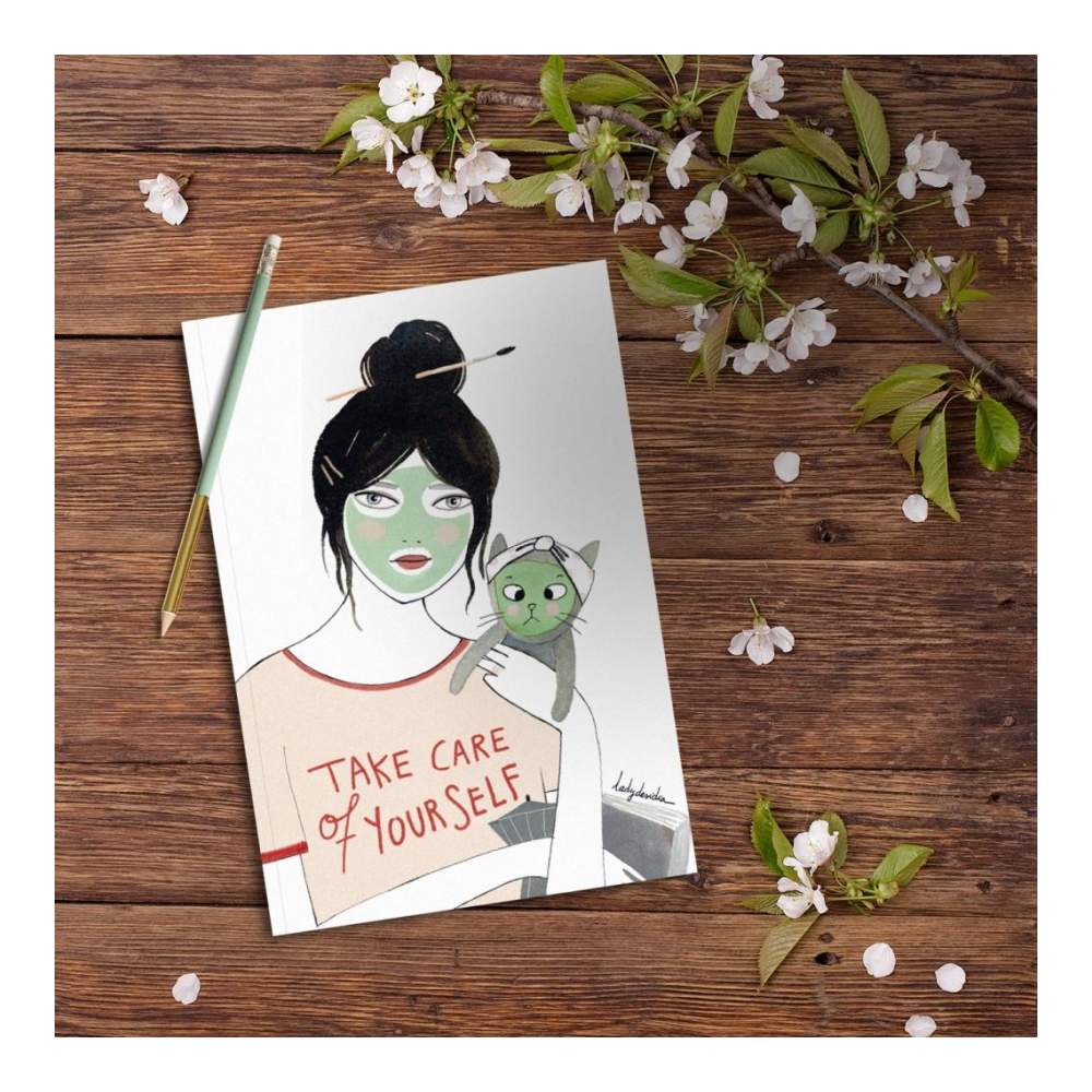 Cuaderno Lady Desidia Take Care Of Yourself