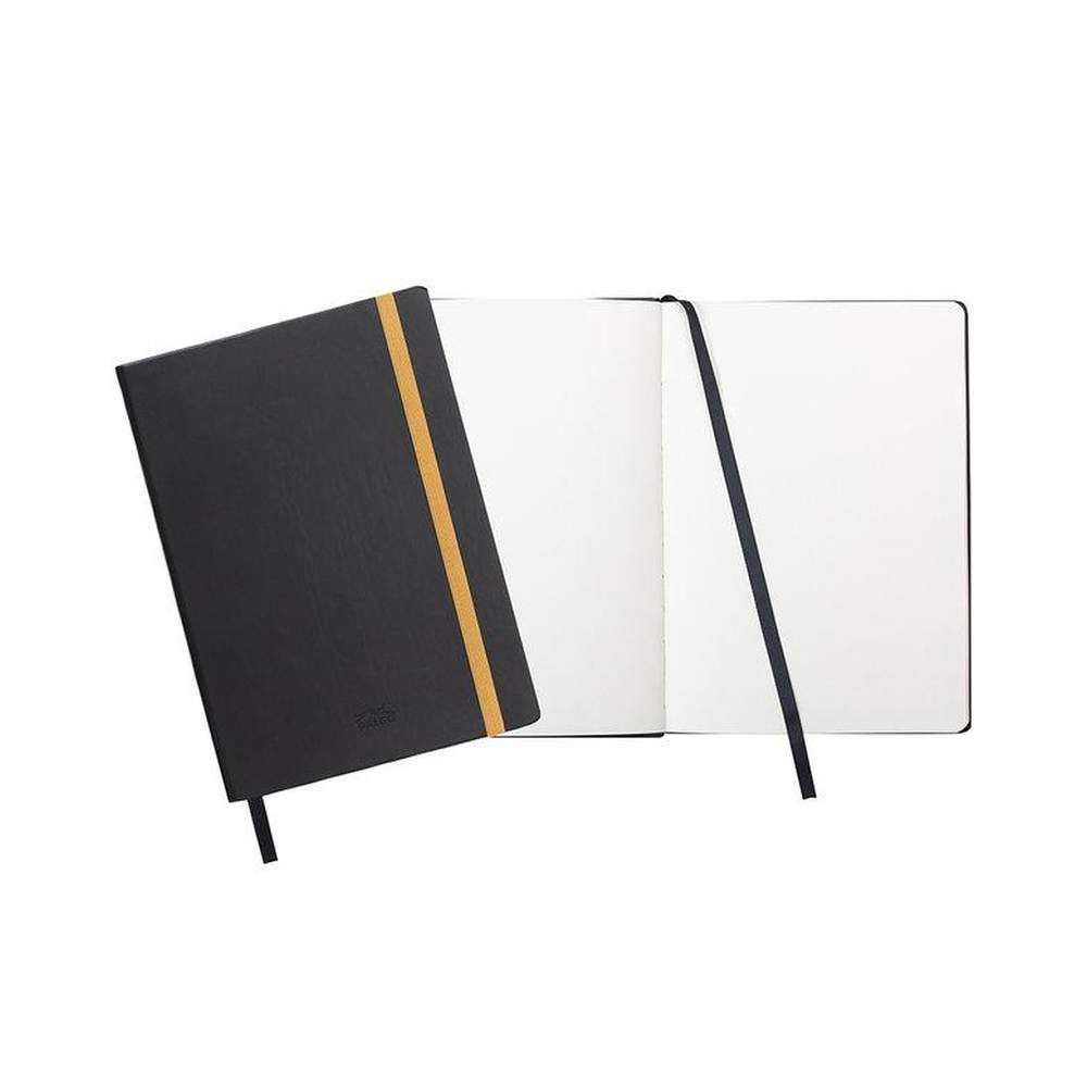 Cuaderno Notas Liso Galgo Negro