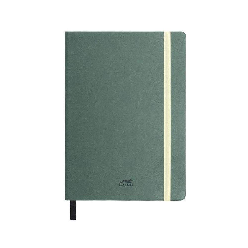 Cuaderno Notas Rayado Galgo Verde Oscuro