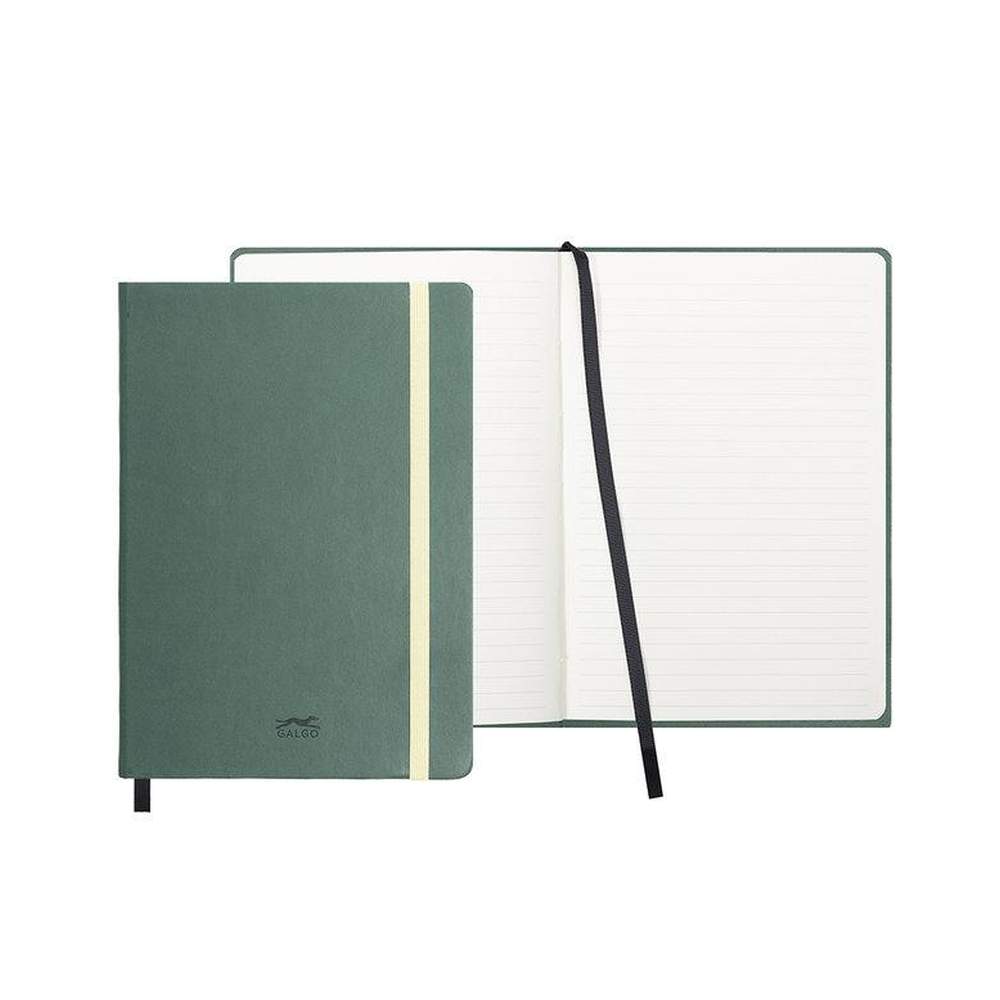 Cuaderno Notas Rayado Galgo Verde Oscuro