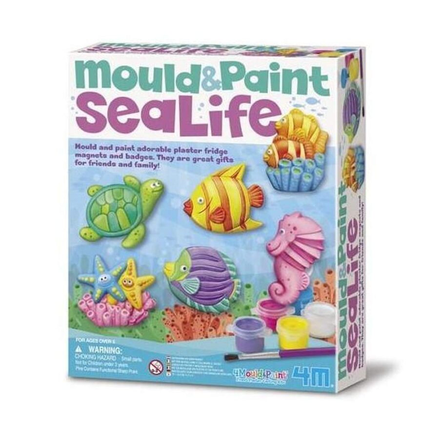 Juego Moldea Y Pinta Vida En El Mar